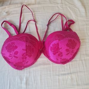 Magenta VS Pushup Bra